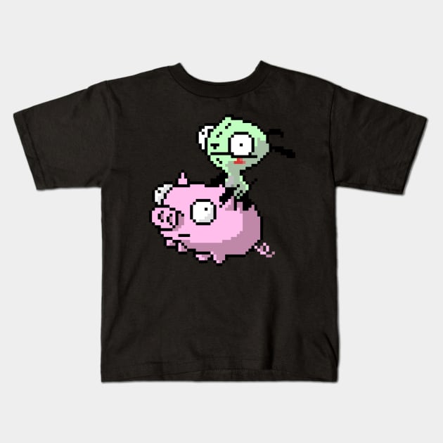 Gir's Piggy Kids T-Shirt by Seamus